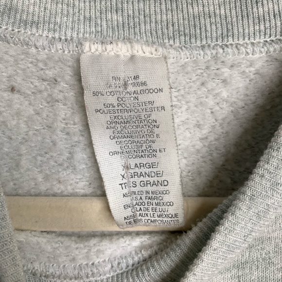 Vintage New York City Tourist Sweatshirt Gray XL - Picture 3 of 6